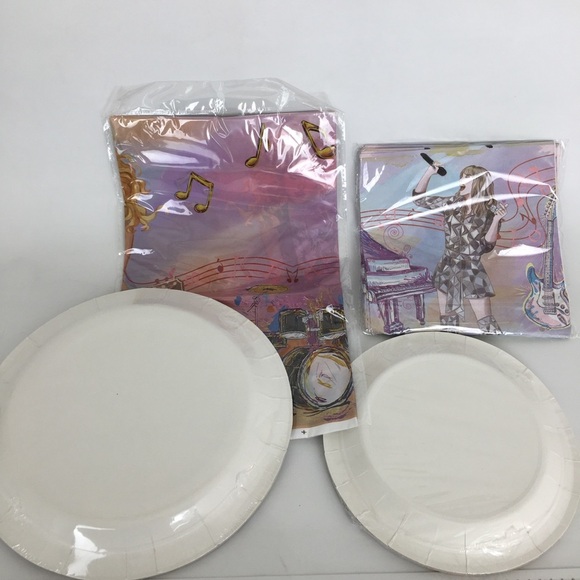 Taylor Swift Themed Birthday Party Supplies Napkins Plates Tablecover Decoration - Picture 2 of 8